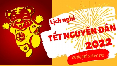 HOLIDAY NOTICE - LUNAR NEW YEAR'S DAY 2022 HOLIDAY NOTICE - LUNAR NEW YEAR'S DAY 2022