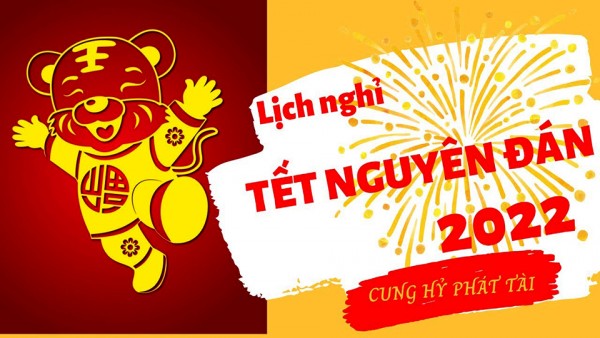 HOLIDAY NOTICE - LUNAR NEW YEAR'S DAY 2022