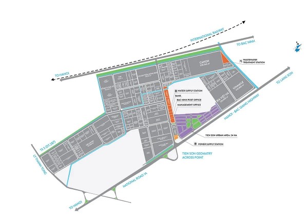 KHU CÔNG NGHIỆP TIÊN SƠN - BẮC NINH