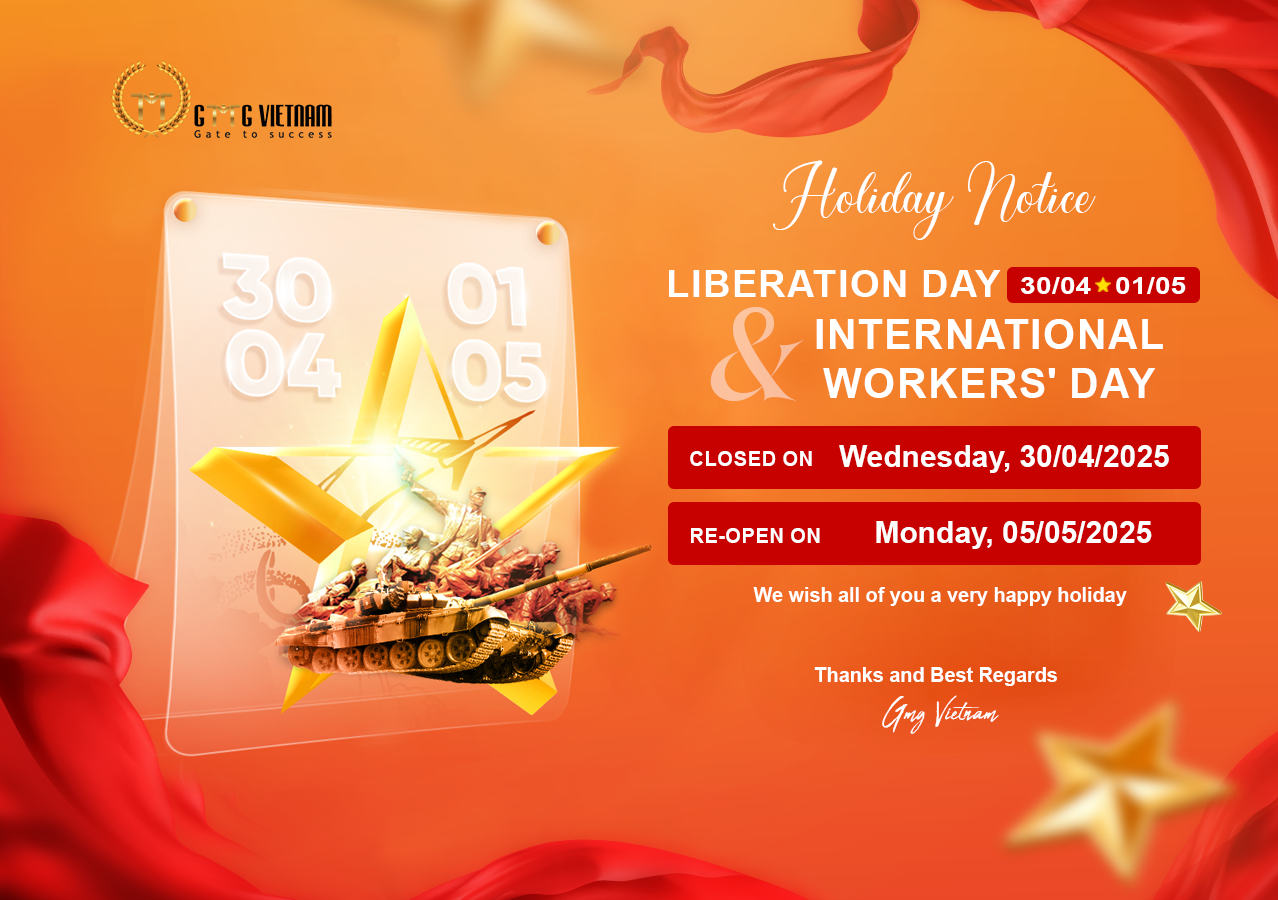 Happy Vietnam Liberation Day 30/4 and International Labour Day 1/5