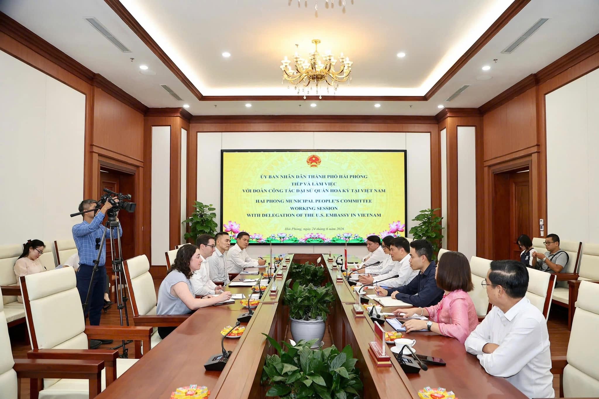 Hải Phòng tăng cường hợp tác với nhà đầu tư Hoa Kỳ