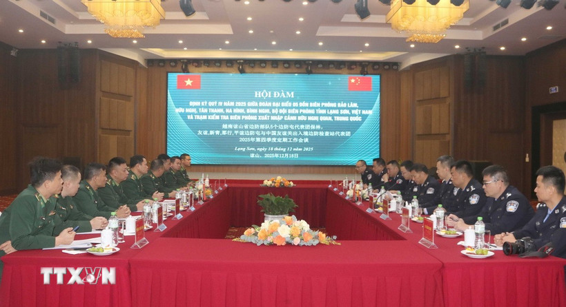 Lạng Sơn: Phối hợp nâng cao hiệu quả quản lý biên giới, cửa khẩu với Trung Quốc