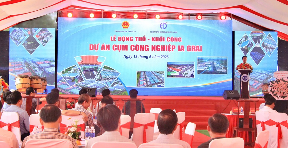 Gia Lai khởi công Cụm công nghiệp Ia Grai, tổng vốn hơn 226 tỷ đồng Gia Lai khởi công Cụm công nghiệp Ia Grai, tổng vốn hơn 226 tỷ đồng