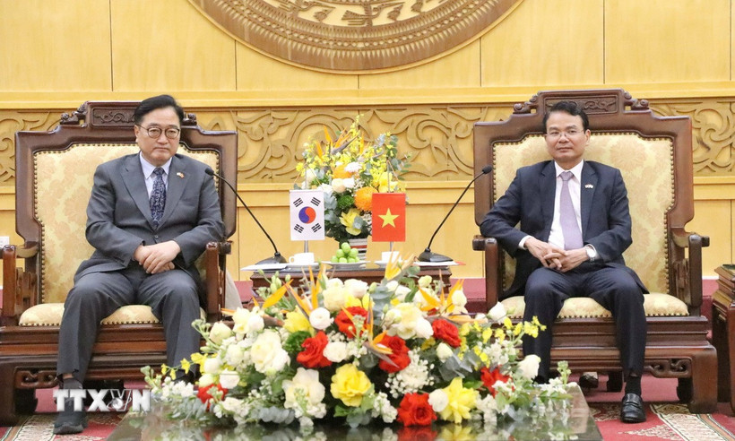 Chủ tịch Quốc hội Hàn Quốc thăm và làm việc tại Ninh Bình