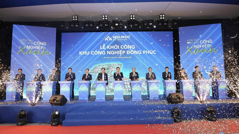 Hòa Phát khởi công Khu công nghiệp Đồng Phúc gần 355 ha tại Bắc Ninh