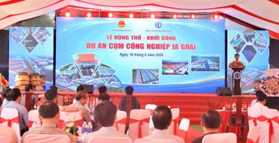 Gia Lai khởi công Cụm công nghiệp Ia Grai, tổng vốn hơn 226 tỷ đồng