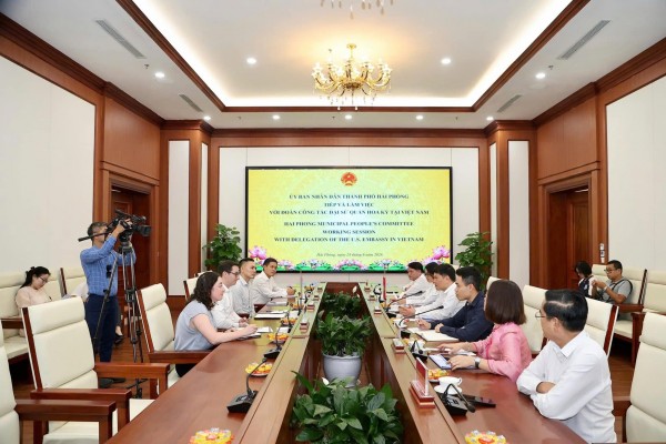Hải Phòng tăng cường hợp tác với nhà đầu tư Hoa Kỳ