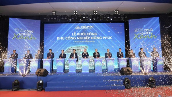 Hòa Phát khởi công Khu công nghiệp Đồng Phúc gần 355 ha tại Bắc Ninh