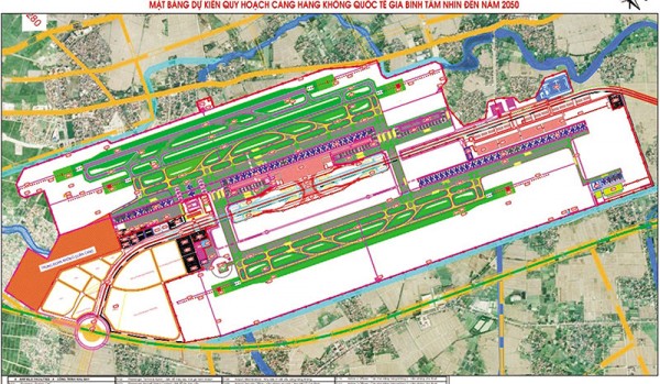 Mở rộng không gian quy hoạch Cảng hàng không quốc tế Gia Bình