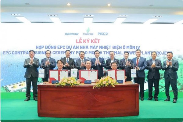 Petrovietnam ký kết hợp đồng EPC Dự án Nhà máy nhiệt điện Ô Môn IV