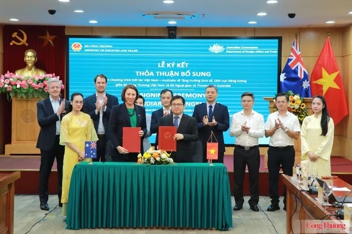 越南-澳大利亚签署能源合作项目补充协议