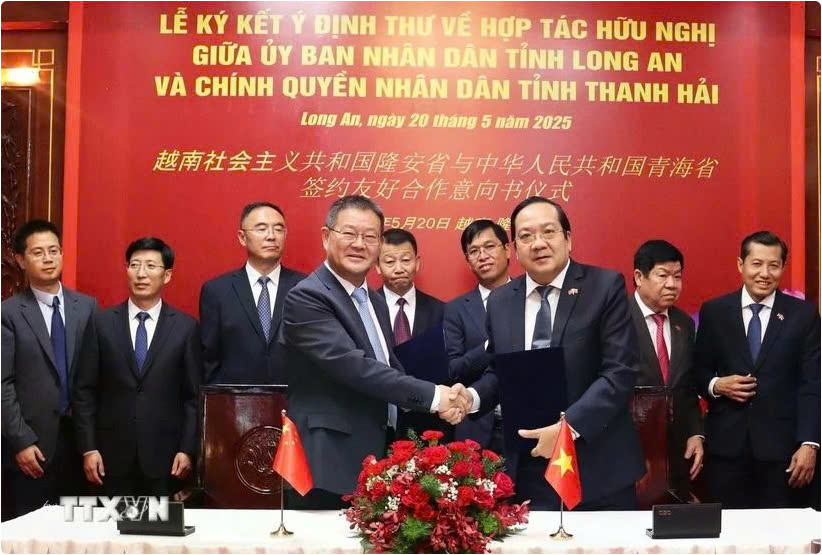 越南隆安省与中国青海省加强合作 越南隆安省与中国青海省加强合作