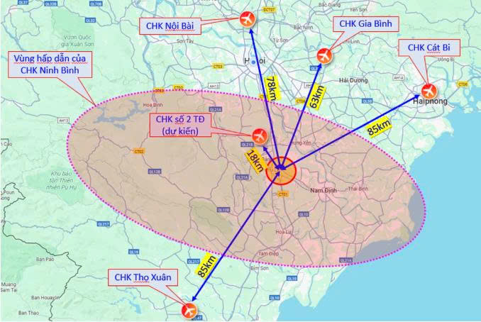 Ninh Bình chưa chốt vị trí xây dựng sân bay Ninh Bình chưa chốt vị trí xây dựng sân bay